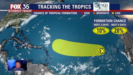Tropical wave being monitored in the Atlantic
