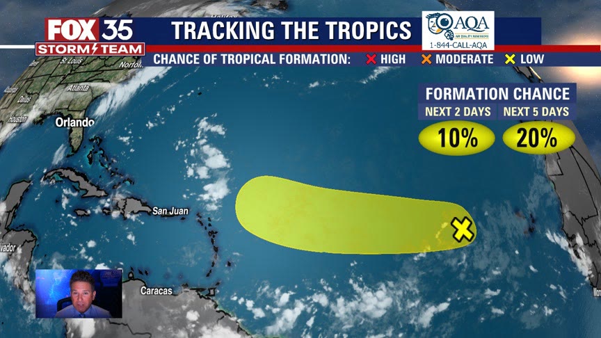 Tropical wave being monitored in the Atlantic