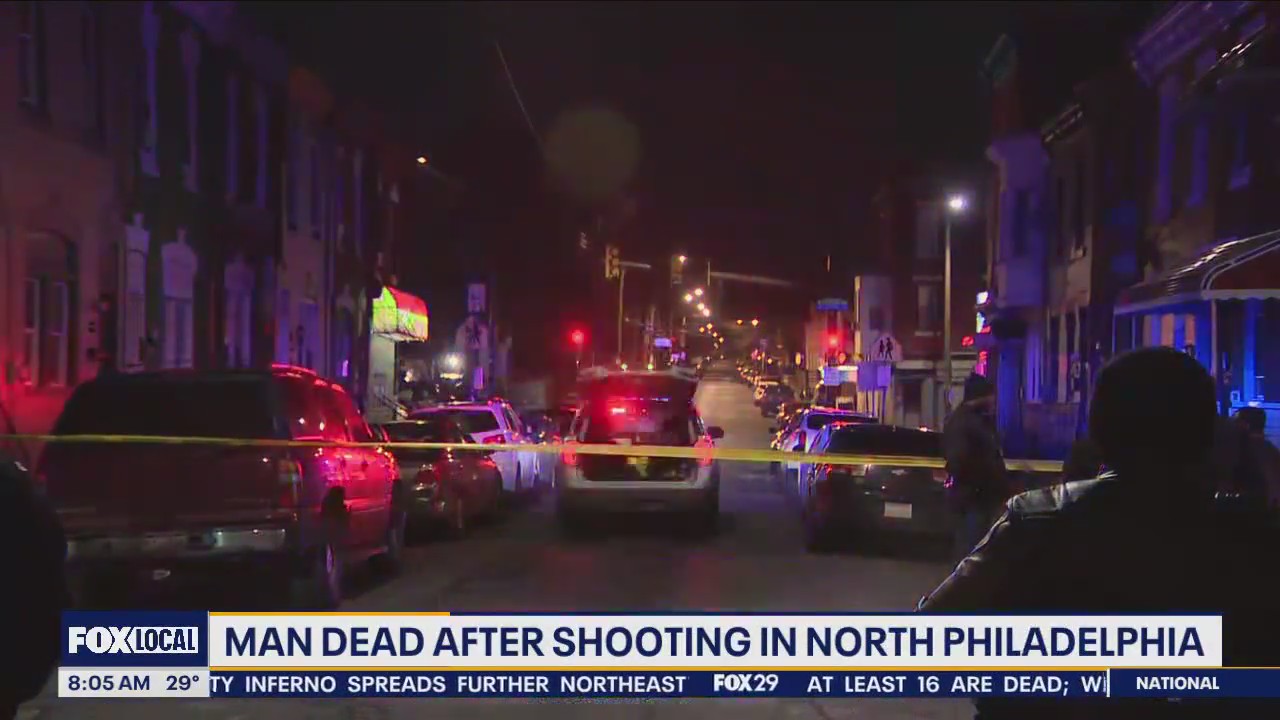 Man dead after weekend shooting in North Philadelphia | FOX 29 Philadelphia