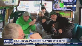 Eagles fans ready to cheer of team in first playoff game