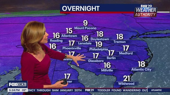 Weather Authority: 5 p.m. Wednesday forecast