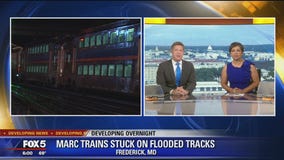 MARC train Brunswick Line service suspended Wednesday