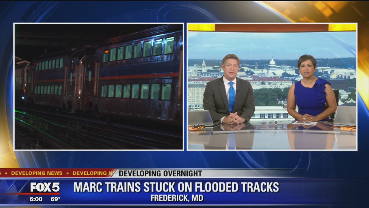 MARC train Brunswick Line service suspended Wednesday