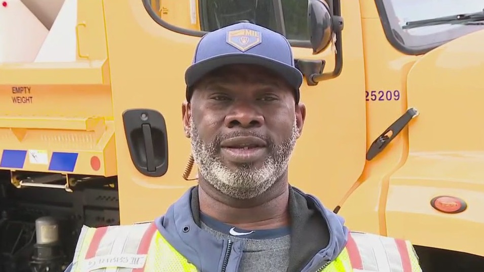 Checking out the equipment at Big Truck Day