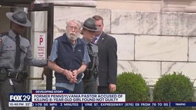 Former Pa pastor found not guilty in the killing of an 8-year-old girl