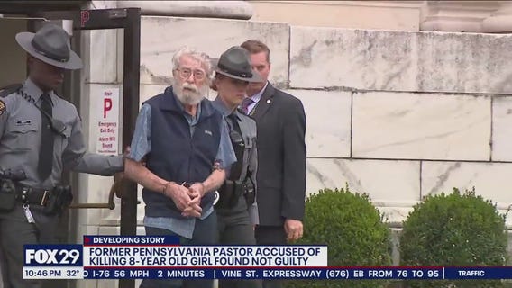 Former Pa pastor found not guilty in the killing of an 8-year-old girl