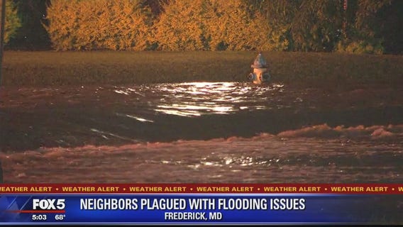 Frederick residents plagued with flooding issues as rain continues