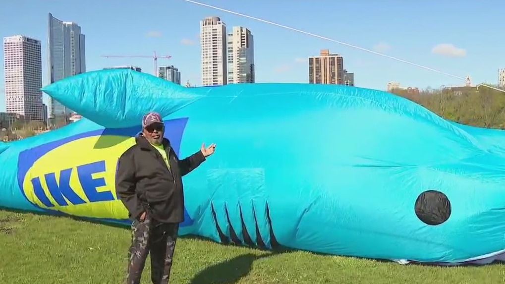 Giant IKEA 80? Shark Kite