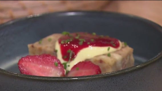 Gourmet appetizers, entrees, and desserts