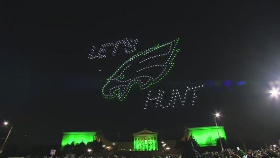 Eagles playoffs: The Birds host a drone show celebrating playoff run