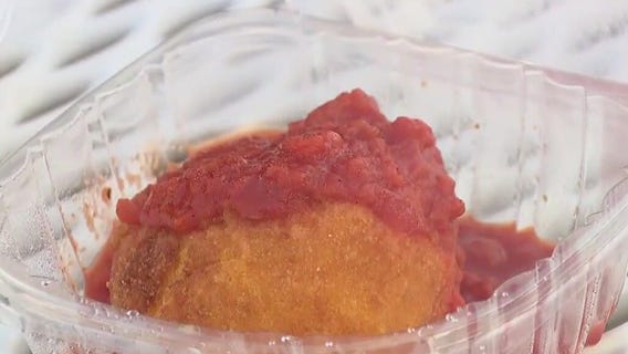 Sampling a delicious dish