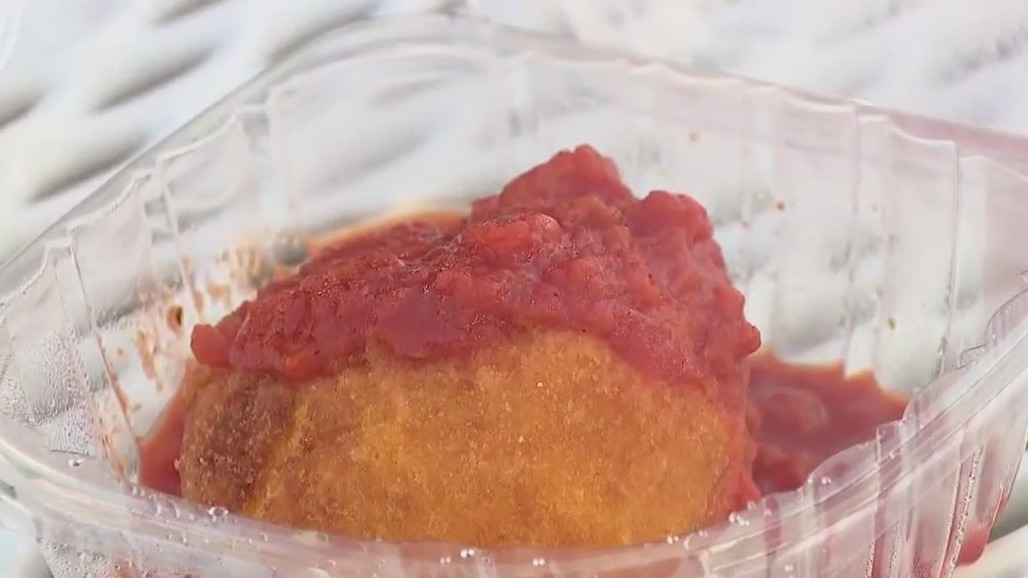 Sampling a delicious dish