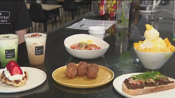 Mixing breakfast and dessert