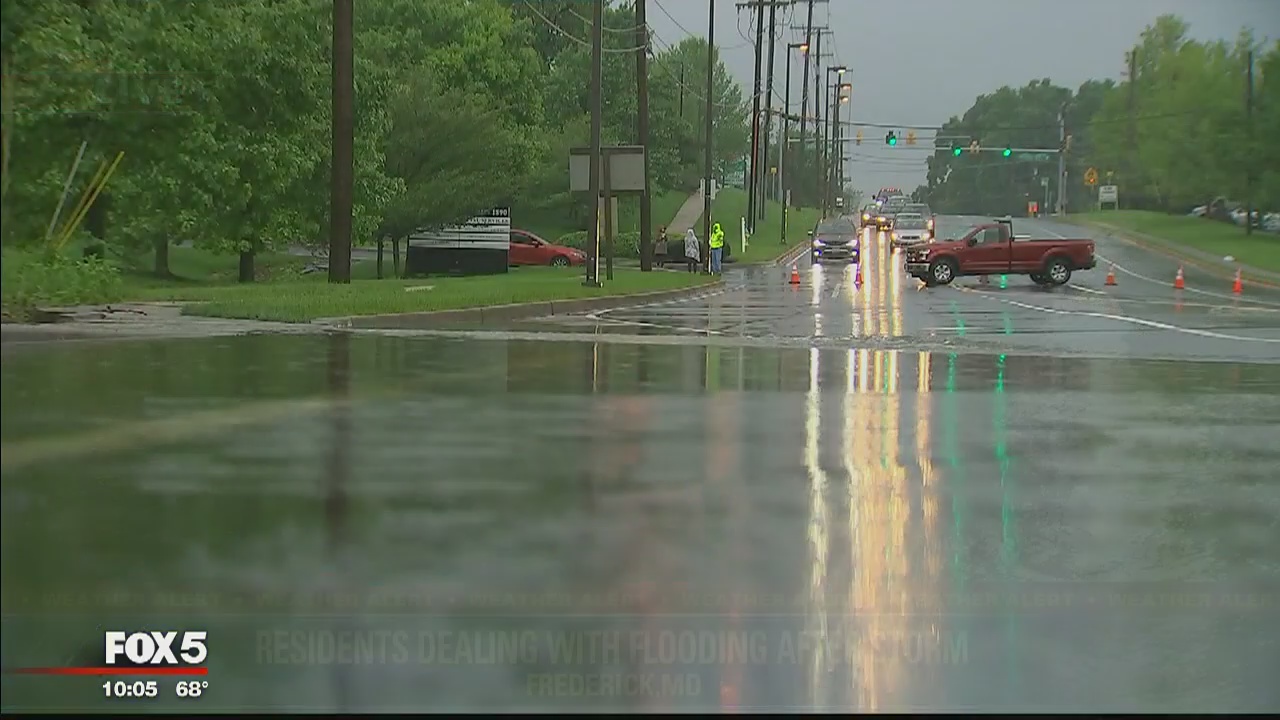 Frederick residents recovering from heavy rain that caused severe flooding