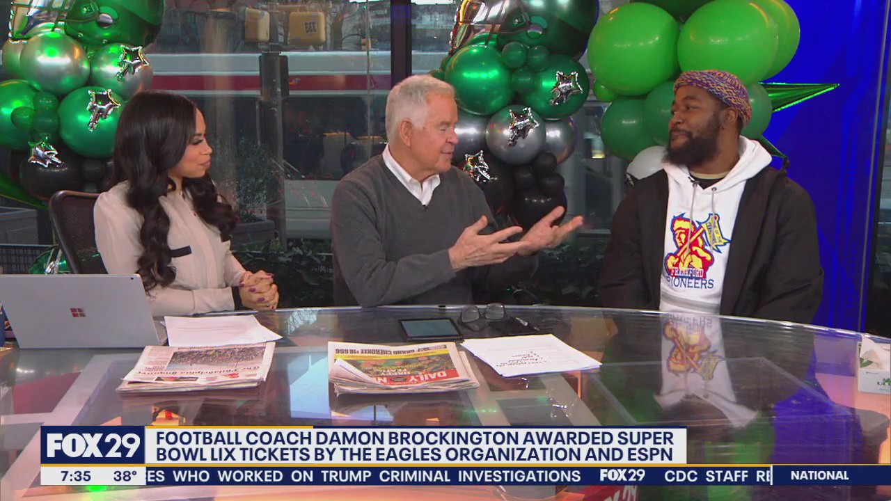 High school football coach gifted Super Bowl LIX tickets by Philadelphia Eagles Organization