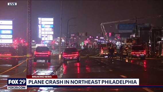 Philly plane crash: Officials walk neighborhood of crash scene