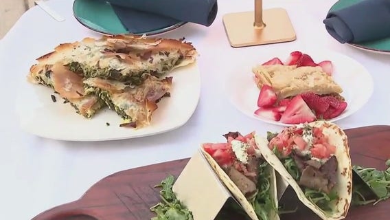 Small plates and a lake view