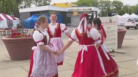 Dance ensemble at Polish Fest