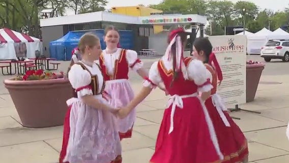 Dance ensemble at Polish Fest