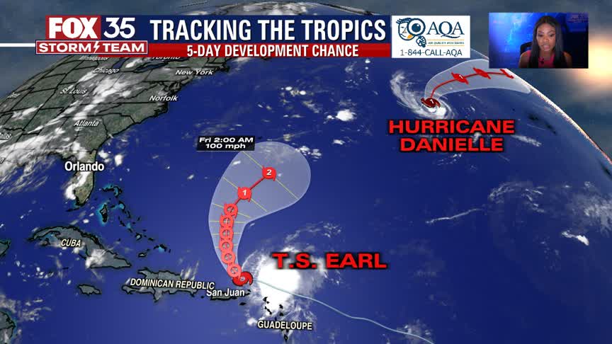 Latest on two tropical systems in the Atlantic