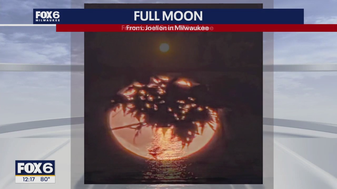 Full Strawberry Moon peak illumination