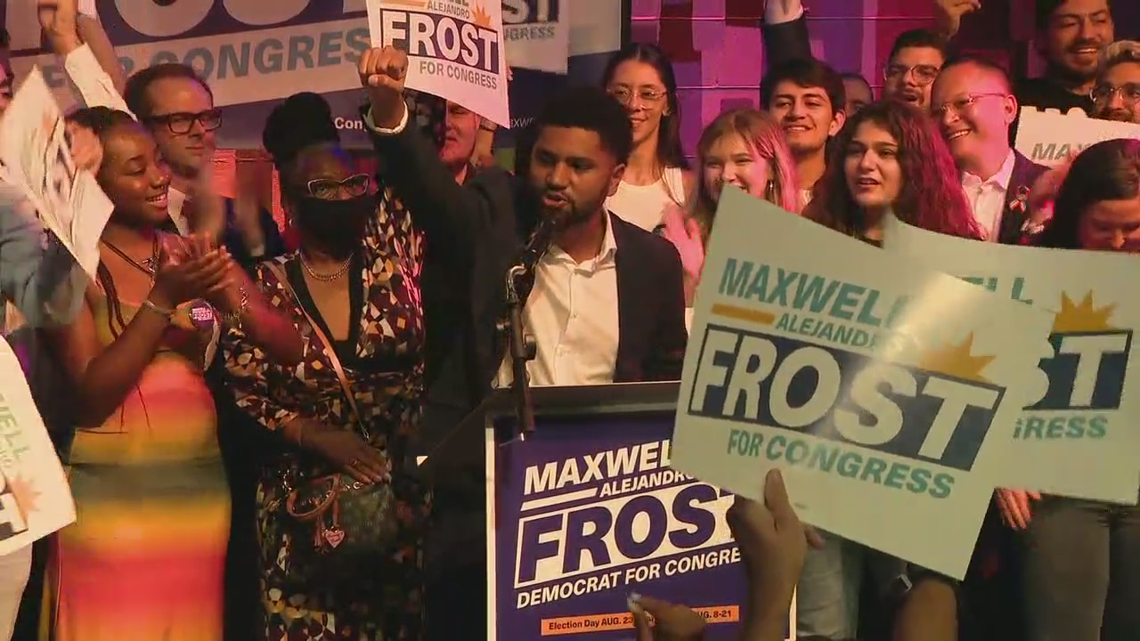 Maxwell Frost victory speech: Democratic nominee, U.S. House Dist. 10
