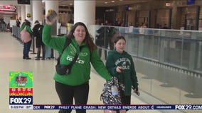 Go Birds: Fans don't let bad weather stop their trip to Super Bowl