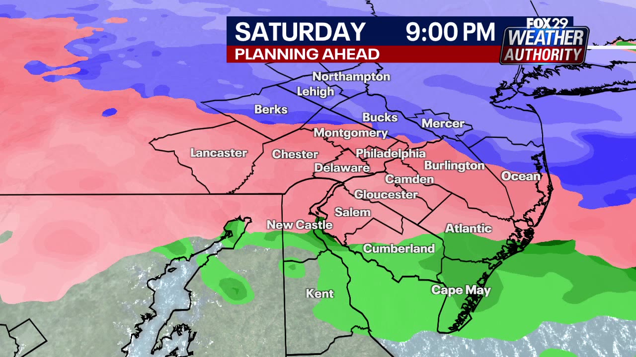 Weather Authority freezing rain Saturday update