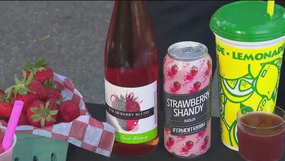 Strawberry themed beers
