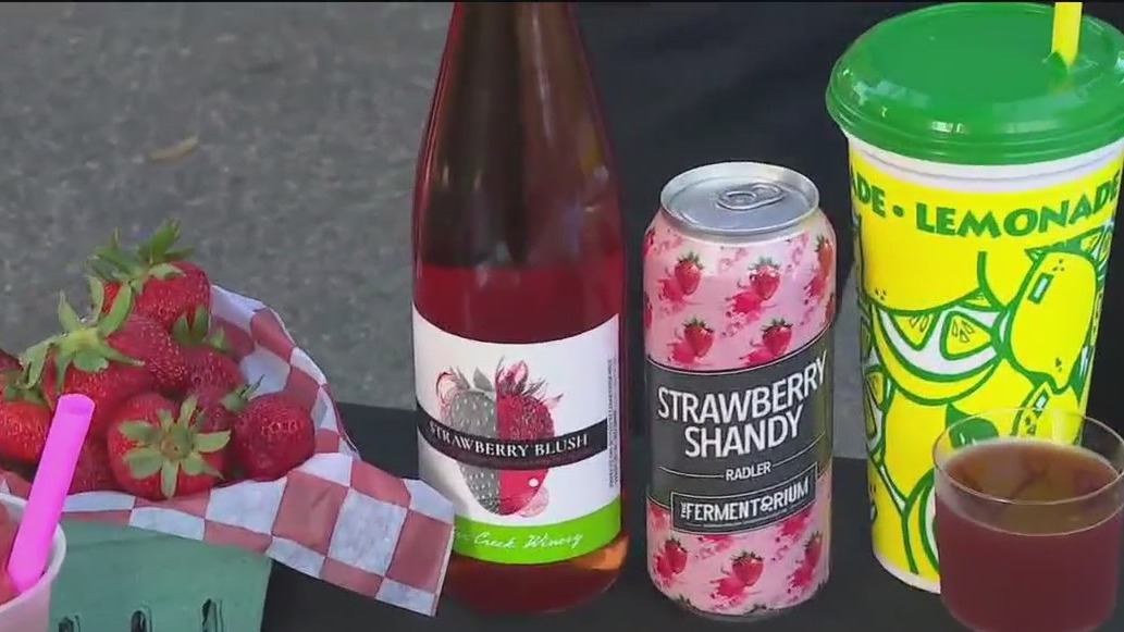Strawberry themed beers