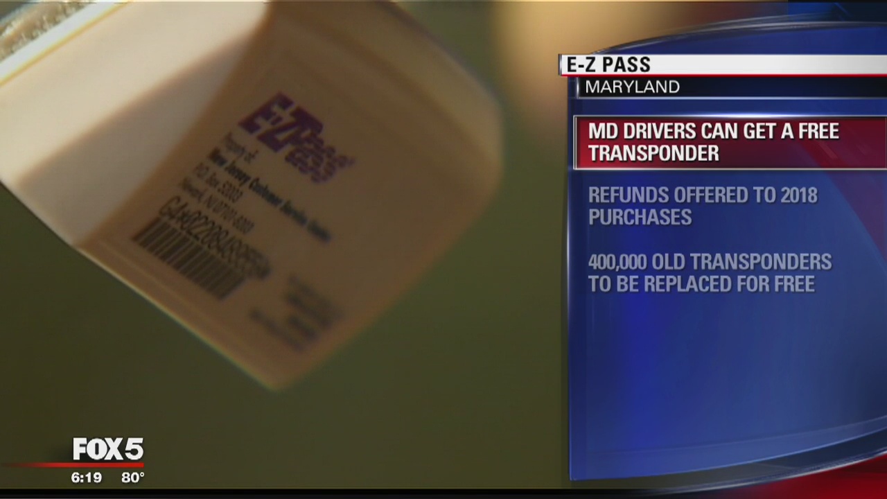Governor Hogan: E-ZPass transponders free for Maryland drivers