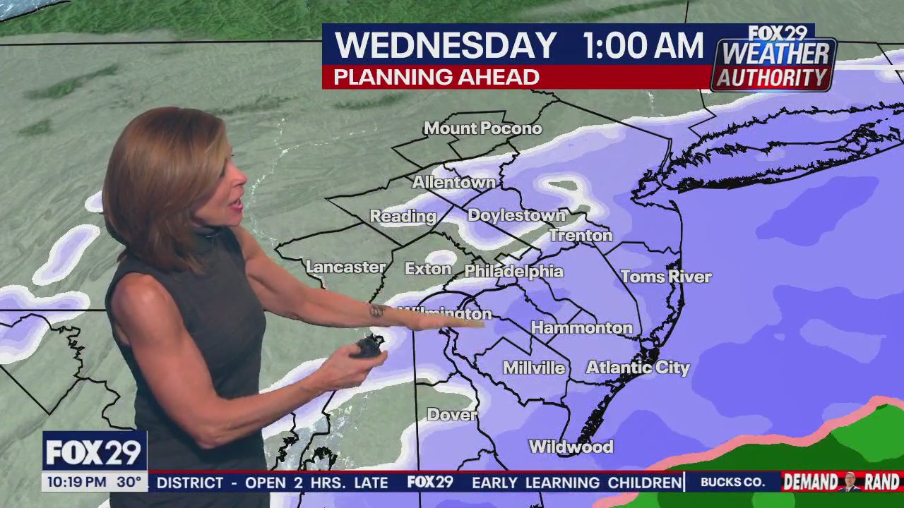 Weather Authority: 10 p.m. Tuesday forecast