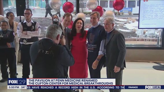 Couple makes life-changing donation to Penn Medicine.