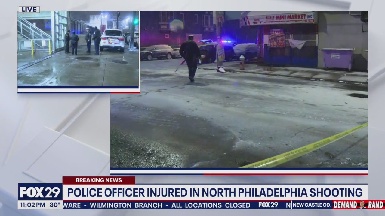 Philly officer injured, man dead after shooting | FOX 29 Philadelphia