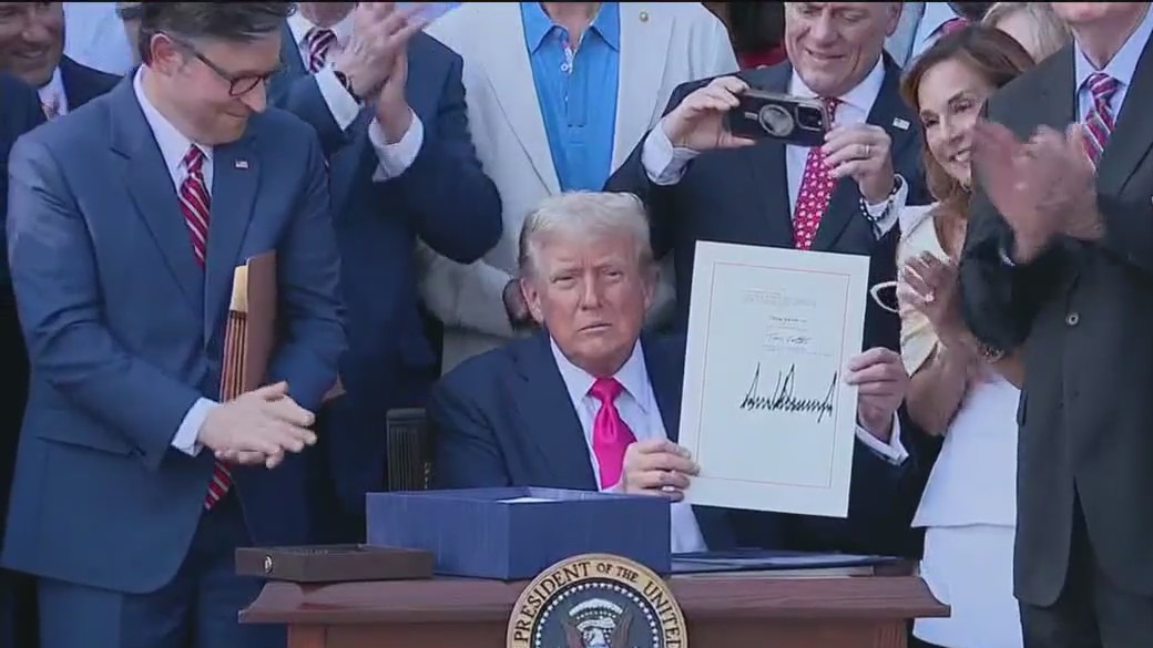 Trump signs 'big beautiful bill'
