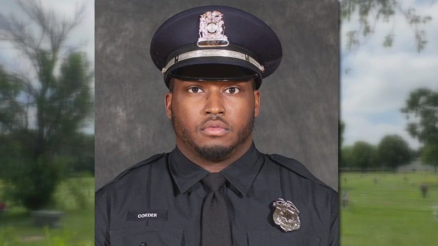 Officer Corder funeral preparation