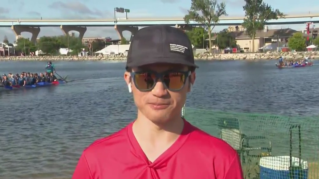 Captaining a dragon boat