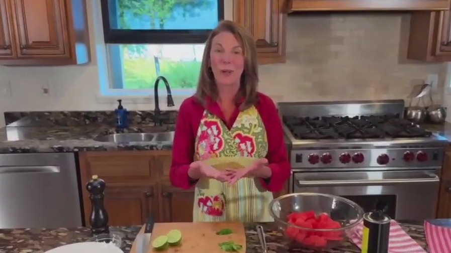 The Cooking Mom: Fresh watermelon salad
