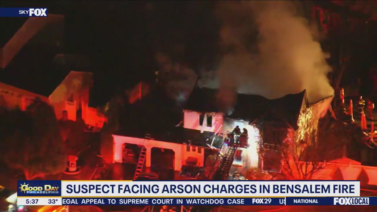 Suspect facing arson charges in Bensalem house fire | FOX 29 Philadelphia
