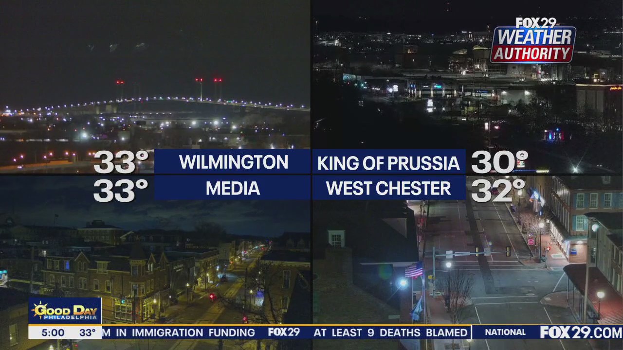 Weather Authority: Monday morning forecast