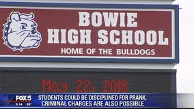 Bowie High School students face possible discipline, charges after senior prank involving water guns, fireworks