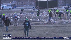 Massive cleanup underway as sanitation workers tackle mess after parade