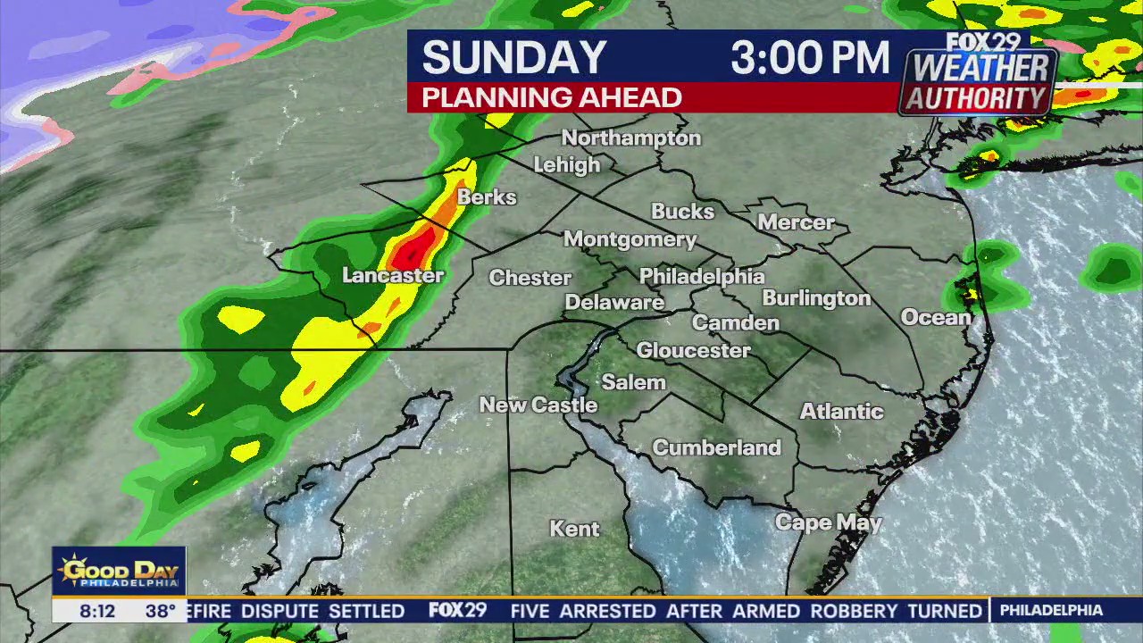 Weather Authority: Sunday morning forecast