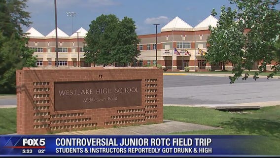 JROTC instructors at Md. high school removed following reported student drug use during field trip