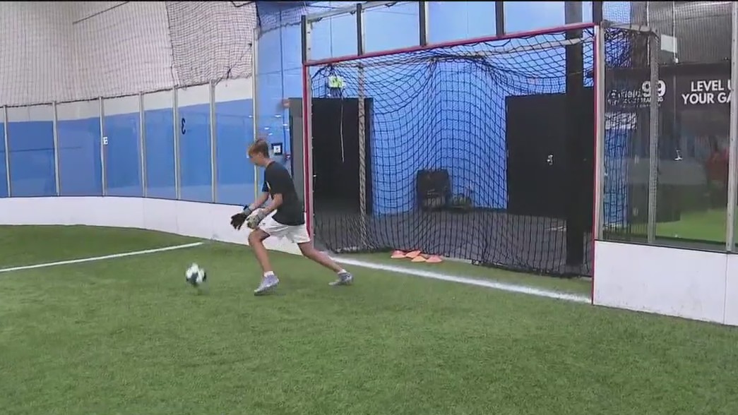 Taking shots at the goalkeeper