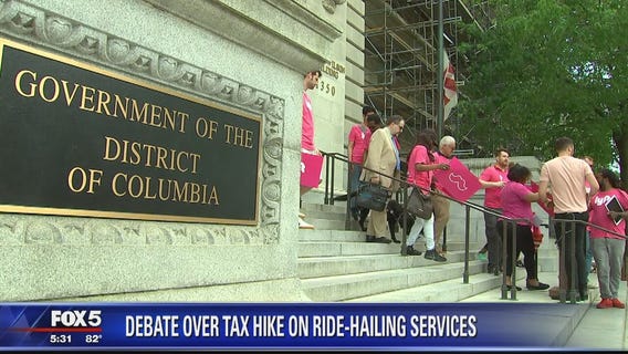 DC officials debating rideshare tax increase