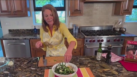 The Cooking Mom whips up a Farmers Market Salad
