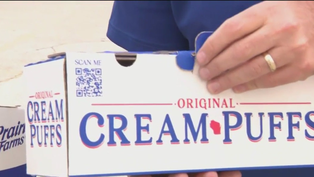 Three cream puff flavors