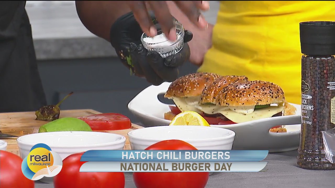 Hatch chili burgers: recipe