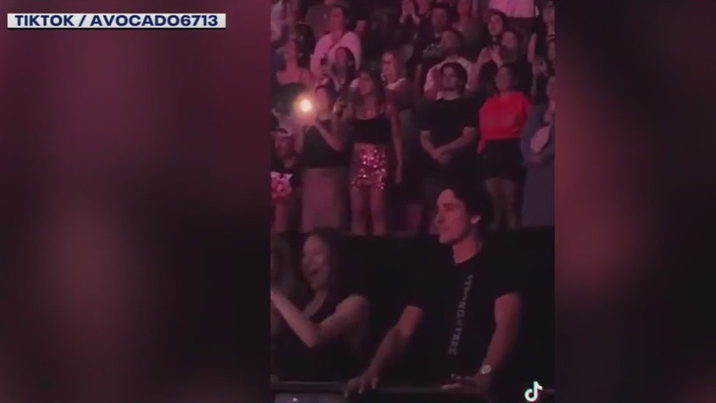 Justin Trudeau attends Katy Perry concert